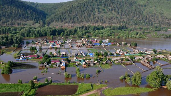 الفيضانات في منطقة ايركوتسك الروسية - سبوتنيك عربي