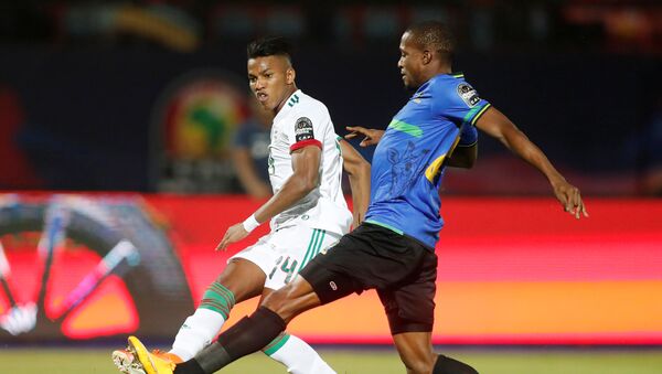 مباراة الجزائر وتنزانيا في أمم أفريقيا 2019 - سبوتنيك عربي