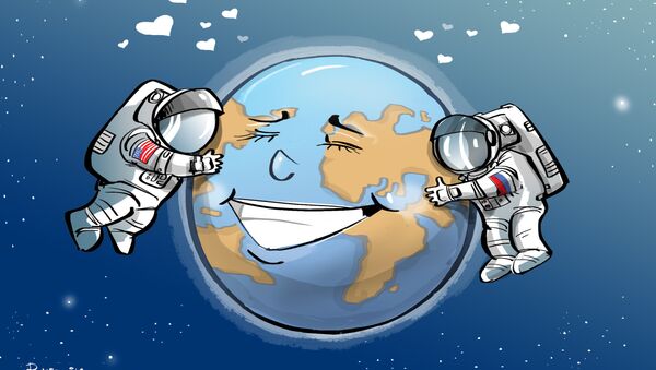 رائدا فضاء روسي وأمريكي سيقومان برحلة فضاء حول الأرض - سبوتنيك عربي