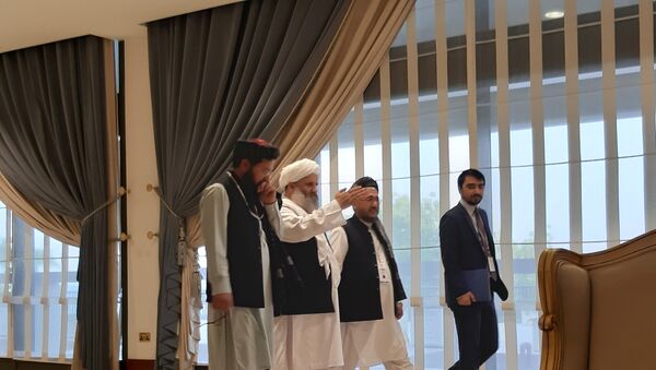 وفد طالبان في مؤتمر الدوحة للسلام - سبوتنيك عربي