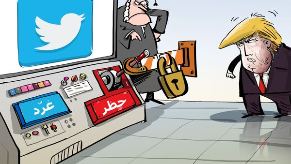 بدعوة قضائية... ترامب ممنوع من حظر متابعيه على تويتر - سبوتنيك عربي