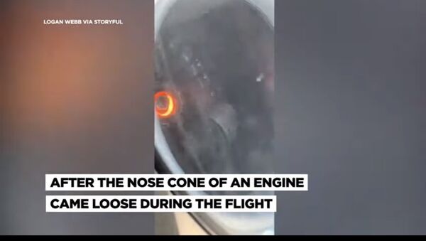 بالفيديو..سقوط محرك طائرة خلال الرحلة - سبوتنيك عربي