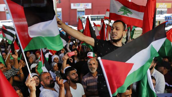 مظاهرات فلسطينية في لبنان - سبوتنيك عربي