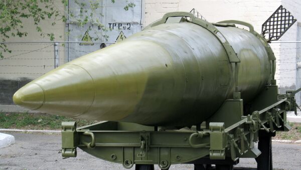 Баллистическая ракета 9М714 оперативно-тактического ракетного комплекса 9К714 «Ока» - سبوتنيك عربي