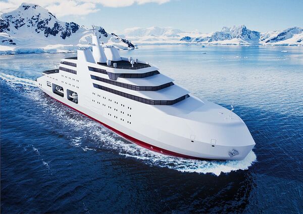 ستكون السفينة السياحية من فئة خمس نجوم، قادرة على استيعاب 350 راكبا، مع تصميمات داخلية ترضي أكثر الضيوف تطلبًا للرفاهية - سبوتنيك عربي