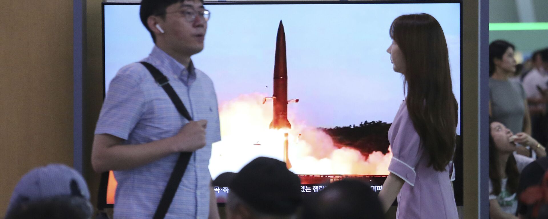 كوريا الشمالية - إطلاق صواريخ من جديد، 26 يوليو/ تموز 2019 - سبوتنيك عربي, 1920, 30.01.2024