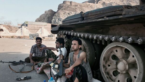 قوات يمنية تابعة لحكومة هادي في عدن - سبوتنيك عربي
