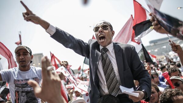 معارضو الرئيس محمد مرسي في ميدان التحرير، عام 2013 - سبوتنيك عربي