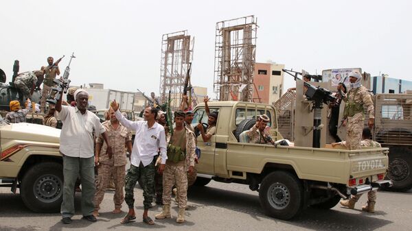 قوات المجلس الانتقالي الجنوبي في عدن - سبوتنيك عربي