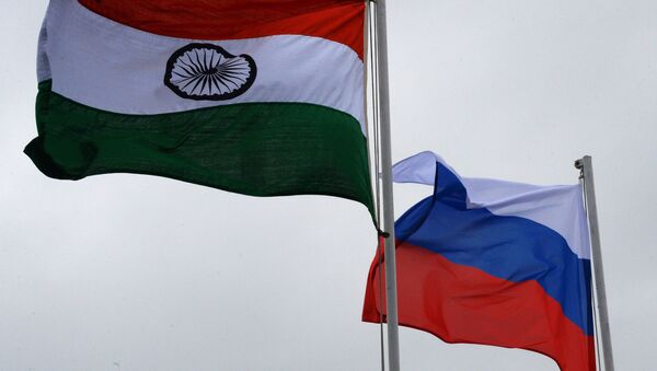 العلم الهندي و الروسي  - سبوتنيك عربي