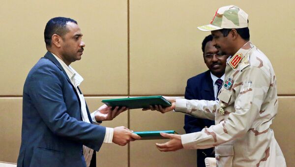 الاتفاق على تشكيل المجلس السيادي في السودان بين قوى الحرية والتغيير والمجلس العسكري - سبوتنيك عربي