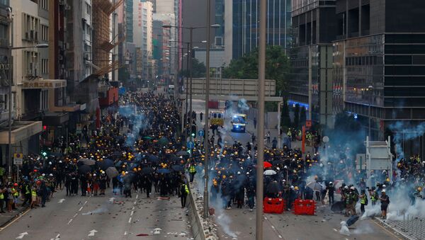 مظاهرات في هونغ كونغ - سبوتنيك عربي