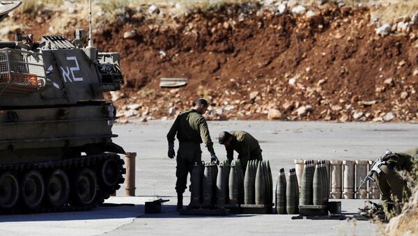الجيش الإسرائيلي على احدود على الحدود اللبنانية الإسرائيلية بعد الأحداث الأخيرة بين إسرائيل وحزب الله - سبوتنيك عربي