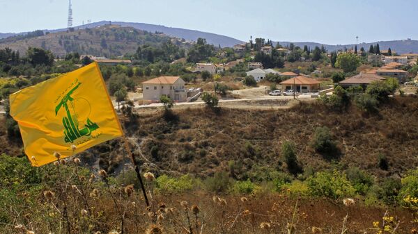 علم حزب الله، جنوب لبنان، الجنوب اللبناني، 2 سبتمبر 2019 - سبوتنيك عربي