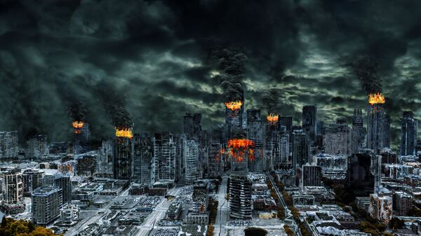 مدينة تحترق حرب عالمية - سبوتنيك عربي