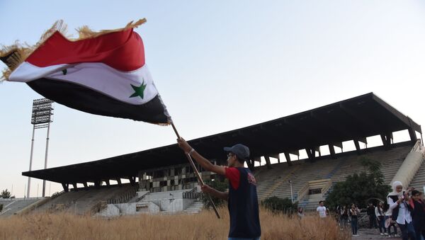 ذوو الاحتياجات الخاصة يحتفون باستعادة قلعة الذاكرة الرياضية لسوريا وأعرق ملاعبها - سبوتنيك عربي