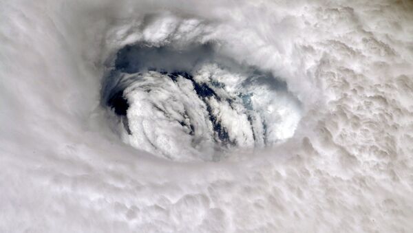 صورة لإعصار دوريان من محطة الفضاء الدولية، 2 سبتمبر 2019 - سبوتنيك عربي
