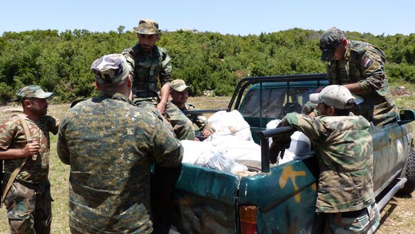 الجنود السوريون على جبهات ريف اللاذقية - سبوتنيك عربي
