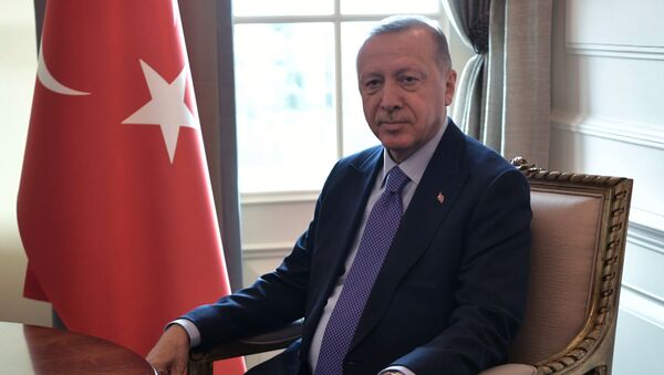 الرئيس التركي رجب طيب أردوغان في أنقرة، تركيا 16 سبتمبر 2019 - سبوتنيك عربي