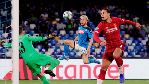 مباراة ليفربول ونابولي في دوري أبطال أوروبا - سبوتنيك عربي