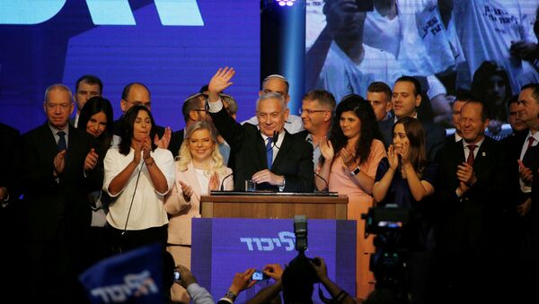 بنيامين نتنياهو، انتخابات، إسرائيل 18 سبتمبر 2019 - سبوتنيك عربي