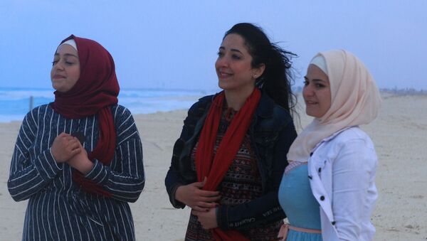لقطة من مشروع تخرج طالبة إعلام سورية في مصر - سبوتنيك عربي