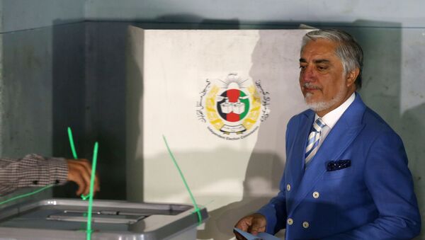 رئيس السلطة التنفيذية في أفغانستان والمرشح البارز في الانتخابات الرئاسية في أفغانستان عبد الله عبد الله  - سبوتنيك عربي