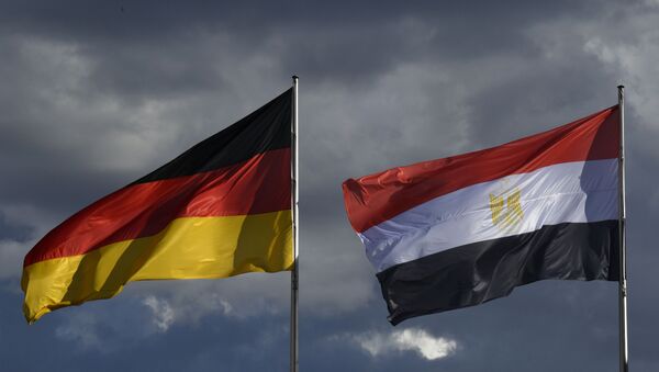 أعلام مصر و ألمانيا  - سبوتنيك عربي