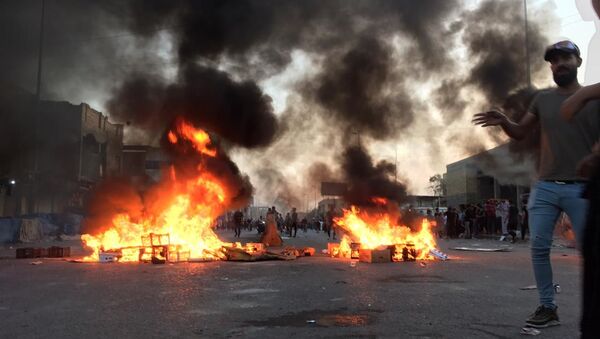 أحداث خفية من قمع تظاهرات ذي قار جنوبي العراق - سبوتنيك عربي