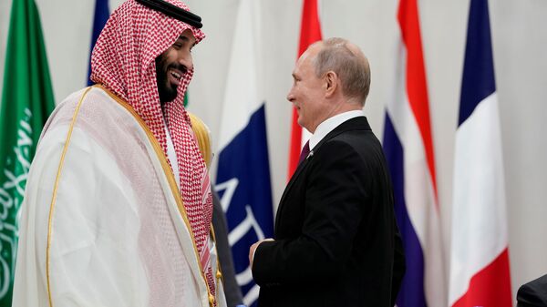 الرئيس فلاديمير بوتين وولي العهد السعودي محمد بن سلمان، 28 يونيو 2019 - سبوتنيك عربي
