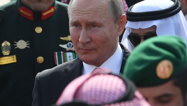  وصول الرئيس الروسي فلاديمير بوتين إلى الرياض، السعودية 14 أكتوبر 2019 - سبوتنيك عربي