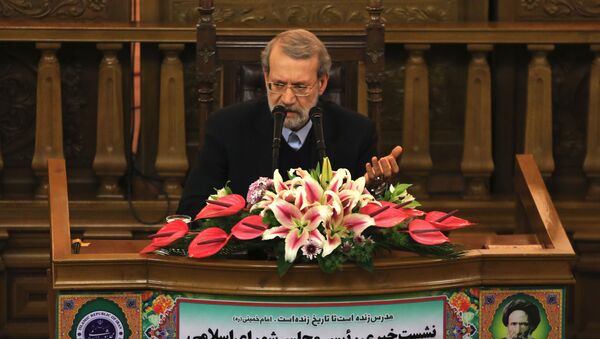 رئيس مجلس الشورى الإيراني علي لاريجاني - سبوتنيك عربي