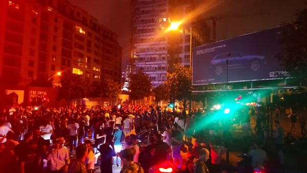 تظاهرات في وسط بيروت في لبنان - سبوتنيك عربي