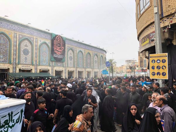 طقوس مقدسة تستقطب الملايين من الخارج في العراق... فيديو وصور طقوس مقدسة تستقطب الملايين من الخارج في العراق... فيديو وصور - سبوتنيك عربي