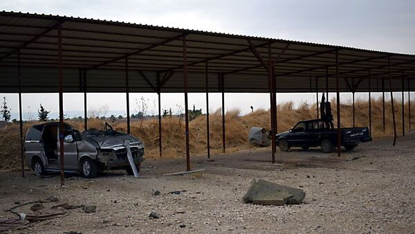 قاعدة قصر يلدا التي كانت قوات الاحتلال الأمريكية قد اتخذتها قاعدة لها في شمال شرق سوريا - سبوتنيك عربي