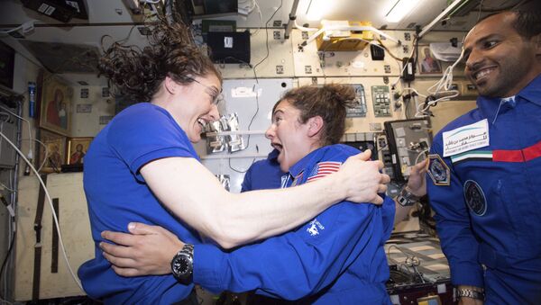 رائدتا الفضاء كريستينا كوتش وجيسيكا مير - سبوتنيك عربي