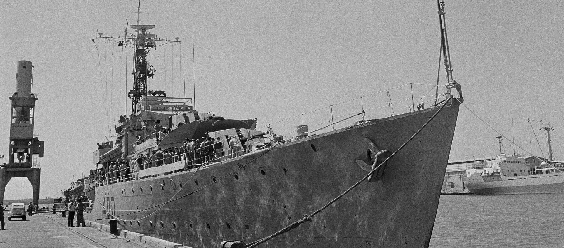 مدمرة إسرائيلية ترسو على ميناء إسرائيلي 1967 - سبوتنيك عربي, 1920, 24.03.2021