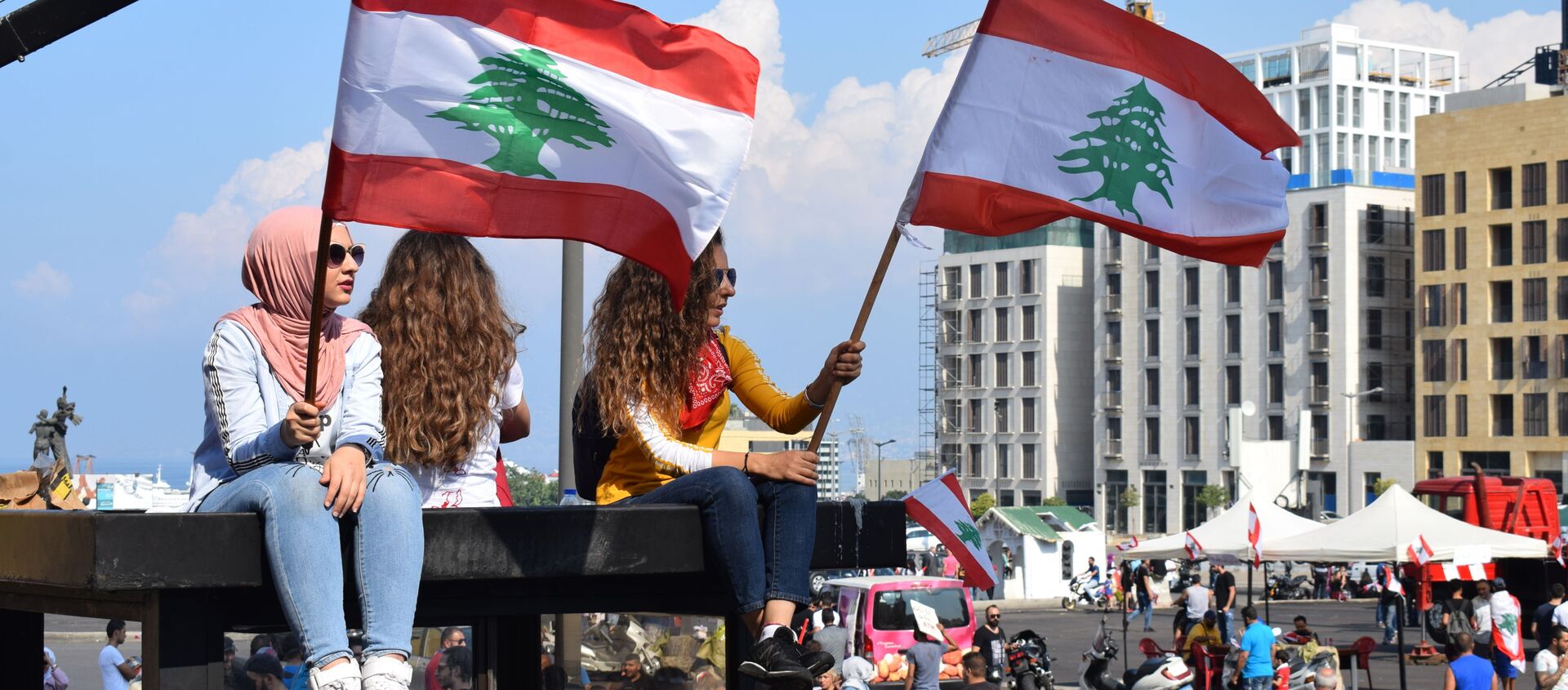 الاحتجاجات في بيروت، لبنان 21 أكتوبر 2019 - سبوتنيك عربي, 1920, 20.11.2019