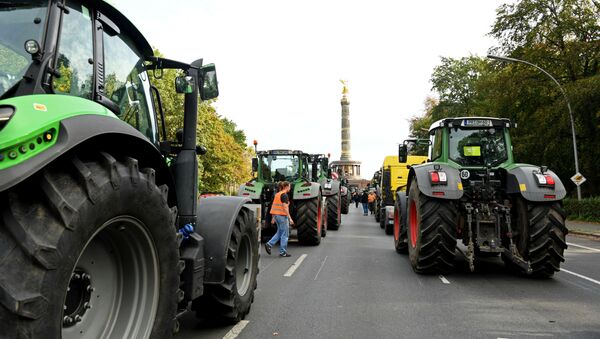 مزارعون يتظاهرون في ألمانيا - سبوتنيك عربي