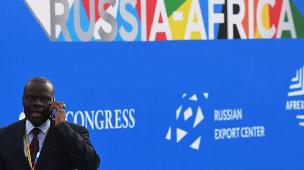 قمة روسيا- إفريقيا والمنتدى الاقتصادي الروسي- الأفريقي في سوتشي، 23 أكتوبر 2019 - سبوتنيك عربي