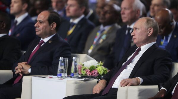 الرئيس الروسي فلاديمير بوتين والرئيس المصري عبدالفتاح السيسي - سبوتنيك عربي