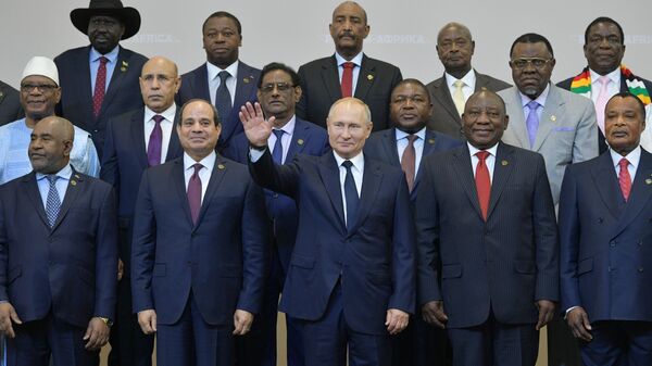 اليوم الثاني - قادة القمة الروسية الأفريقية روسيا - أفريقيا في سوتشي، 24أكتوبر 2019 - سبوتنيك عربي