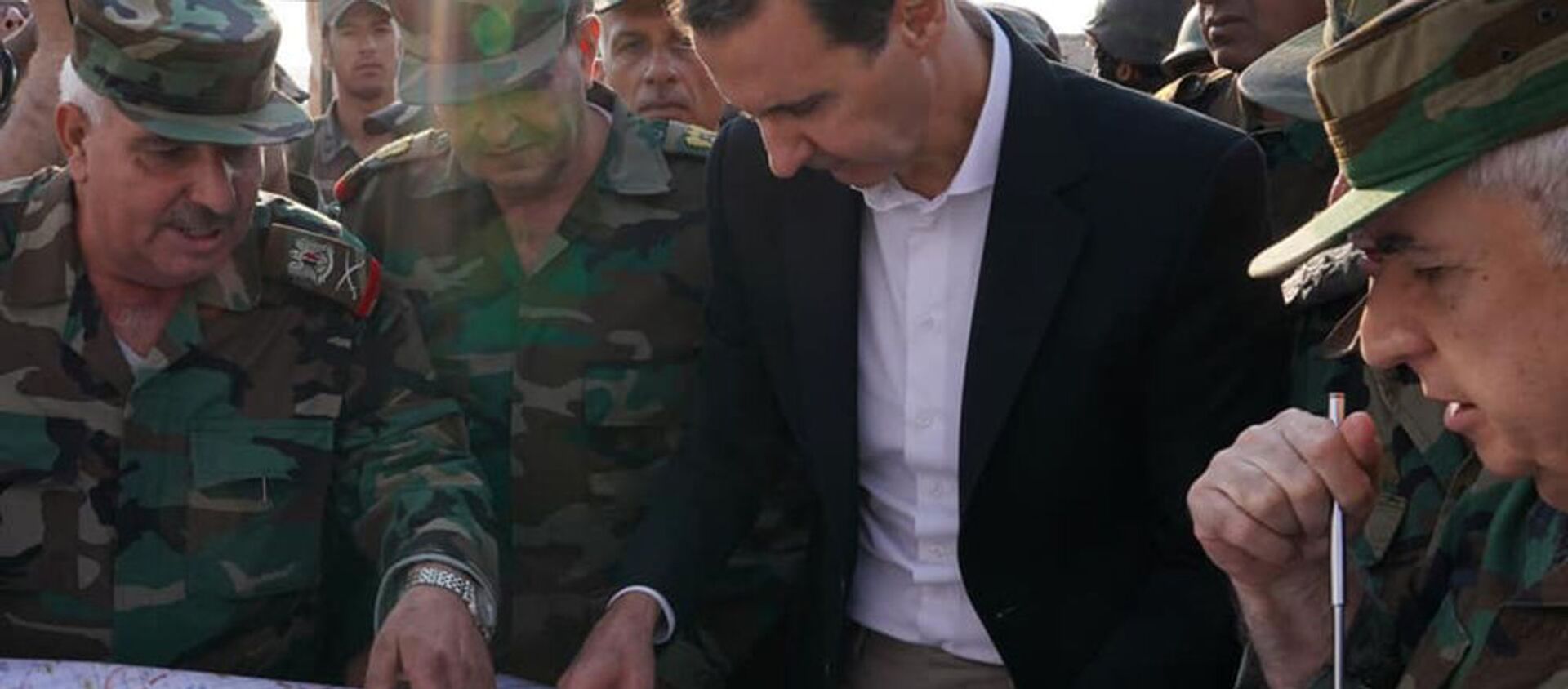 زيارة الرئيس بشار الأسد إلى ريف إدلب الجنوبي المحرر، سوريا - سبوتنيك عربي, 1920, 12.03.2021