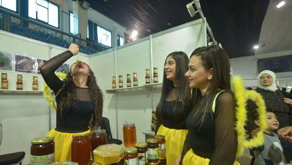 مهرجان العسل الذي أقامه اتحاد النحالين العرب- أمانة سوريا - سبوتنيك عربي