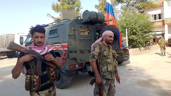 تسيير دورية للجيش السوري والشرطة الروسية بين تل تمر ورأس العين - سبوتنيك عربي