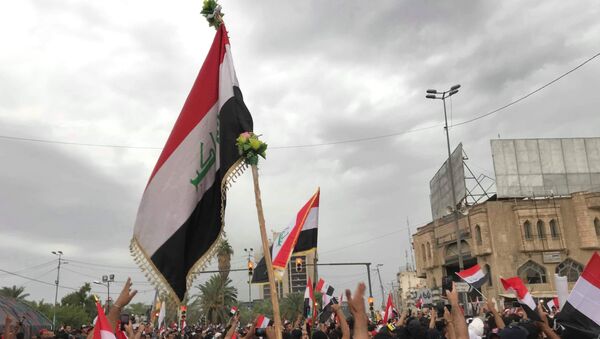 احتجاجت بغداد، أكتوبر 2019 - سبوتنيك عربي