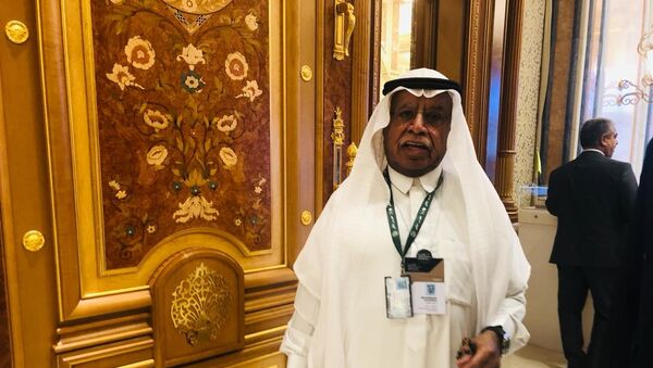 المهندس مبارك بن عبد الله الخفرة، رئيس مجلس إدارة شركة التصنيع والصحراء للأوليفينات السعودية، الرياض، 29 أكتوبر/تشرين الأول 2019 - سبوتنيك عربي