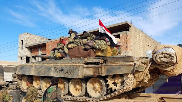  التقاء القوات السورية المتقدمة من الرقة والحسكة - سبوتنيك عربي
