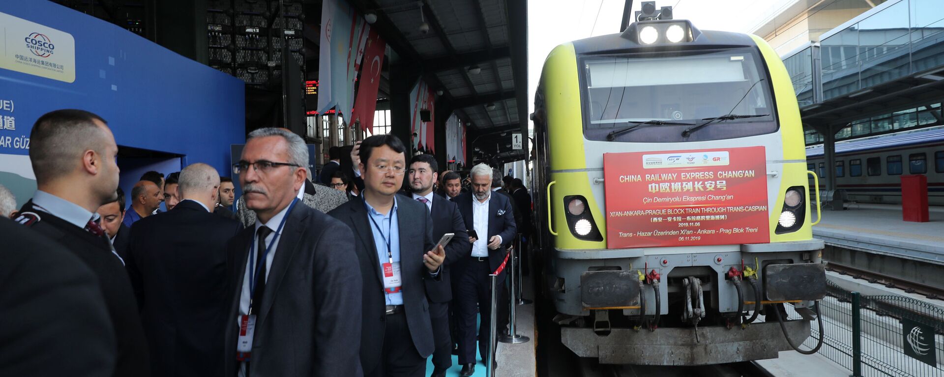  تركيا تستقبل أول قطار بضائع يسافر من الصين إلى أوروبا  - سبوتنيك عربي, 1920, 05.12.2020