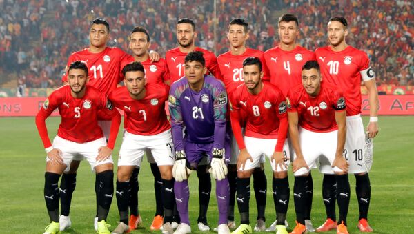 منتخب مصر الأوليمبى في كأس الأمم الأفريقية تحت 23 سنة، 8 نوفمبر 2019 - سبوتنيك عربي